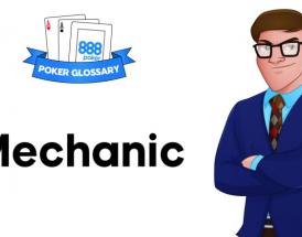 mecânico de cartas poker