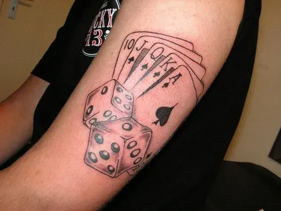 royal flush tatuagem