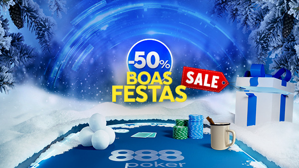 Promoção de Natal: 50% de desconto em buy-ins!